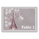 Suche nach paris tischkarten Eiffelturm