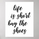 Suche nach das leben ist zu kurz poster Wand