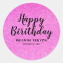 Suche nach rosa text aufkleber Für sie