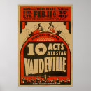 Suche nach vaudeville poster Vintag