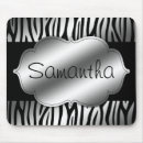 Suche nach und schwarzer zebra mousepads Druck
