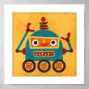 Suche nach niedliche roboter poster Retro