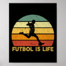 Suche nach fußball retro poster Schwarz