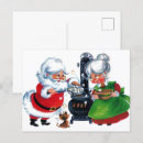 Suche nach retro frau postkarten Weihnachten