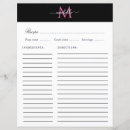 Suche nach rezeptkarten Monogramm