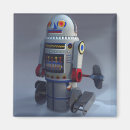 Suche nach vintage science fiction magnete Roboter