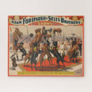 Suche nach vintager zirkus puzzle Chromolithographie