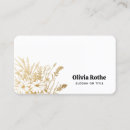 Suche nach die wildblumen visitenkarten Gold