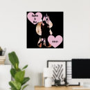 Suche nach liebe abstrakt poster Couple
