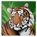 Suche nach tiger im dschungel fliesen Wild lebende tiere