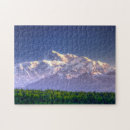 Suche nach strecken puzzle Snowcapped berg