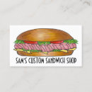 Suche nach sandwiche visitenkarten Sandwich shop