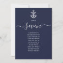 Suche nach boot tischkarten Navyblau