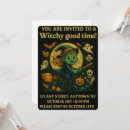 Suche nach hexe halloween einladungen Herbst