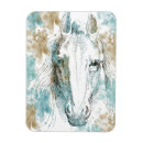Suche nach weißes pferd magnete Aquarell