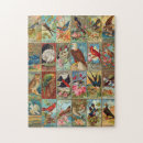 Suche nach antike vögel puzzle Vintag