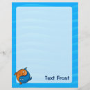 Suche nach fischen flyer Cartoon