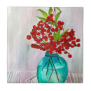 Suche nach rote beeren fliesen Aquarell