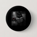 Suche nach lustige schwarze katze buttons Kürbislaterne