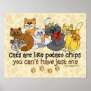 Suche nach kartoffelchips poster Katzen sind wie kartoffelchips