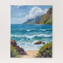 Suche nach blaue wellen puzzle Strand