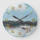 Suche nach winterlandschaft wanduhren Pferdekunst
