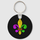 Suche nach fleur de lis schlüsselanhänger Mardi gras
