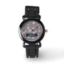 Suche nach rosa streifen uhren Muster