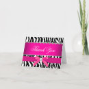 Suche nach pink zebra karten Danken