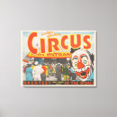 Suche nach zirkus leinwandbilder Vintag