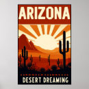 Suche nach arizona wüste poster Vintag
