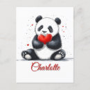Suche nach panda herz postkarten Süß