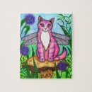 Suche nach libellen puzzle Lila