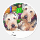 Suche nach airedale aufkleber Hund