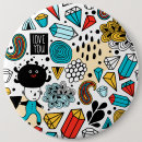 Suche nach verrückt buttons Cartoon