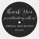 Suche nach schwarz weiß danke aufkleber Typografie