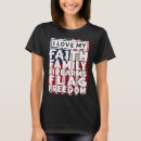 Suche nach liebe i meine familie tshirts Flagge