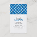 Suche nach quatrefoil muster visitenkarten Girly