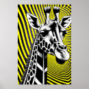 Suche nach afrikanische savanne poster Giraffe