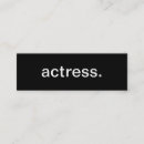 Suche nach schauspielerin visitenkarten Theater
