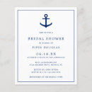 Suche nach nautical bridal shower einladungen Elegant