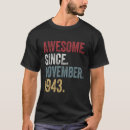 Suche nach 1943 tshirts Geburtstagsgeschenk