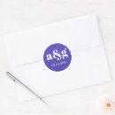 Suche nach blaue hochzeit aufkleber Monogramm