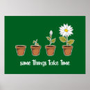 Suche nach wachstum poster Geduld