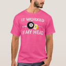 Suche nach poolspieler tshirts Cue