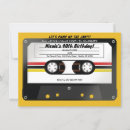 Suche nach retro kassette einladungen 80er