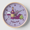 Suche nach glas wein wanduhren Sommelier