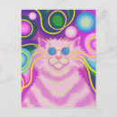 Suche nach psychedelische katze postkarten Niedlich