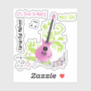 Suche nach e gitarre aufkleber Rockstar