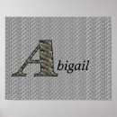 Suche nach monogramm a poster Für sie